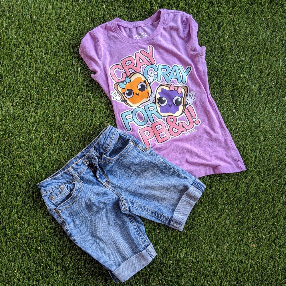 Justice Short and T-shirt